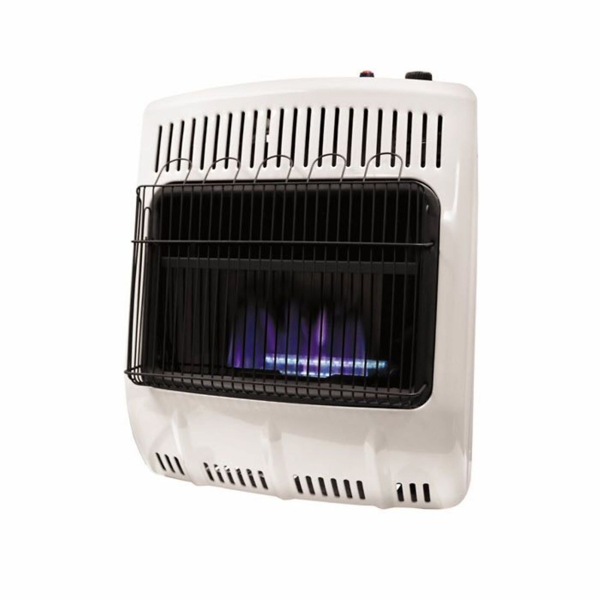 Mr. Heater Vent-Free Heater — 20,000 BTU, Heats 700 Sq. Ft., Electronic Ignition, Thermostat, Dual LP/NG, Indoor Safe, Model# MHVFDF20BFT